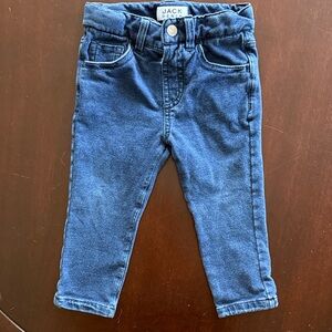 Janie and Jack Dark Blue Stretch Denim Jeans